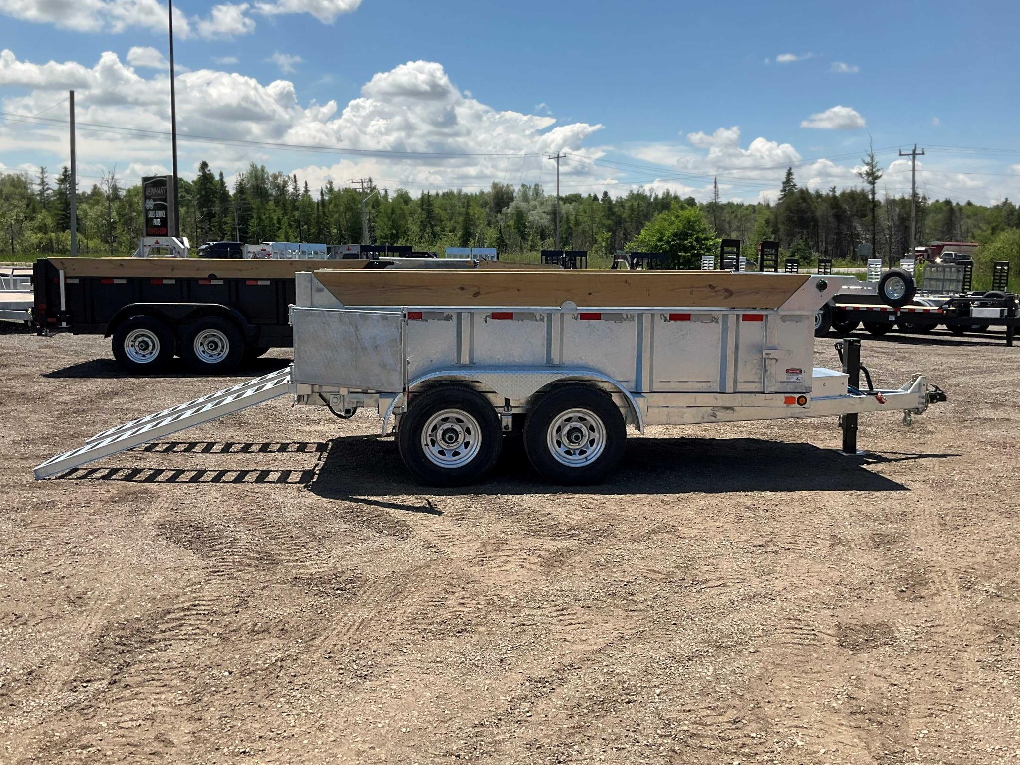 2026 Canada Trailers 6x12 5 Ton Galvanized Dump Trailer thumbnail 13