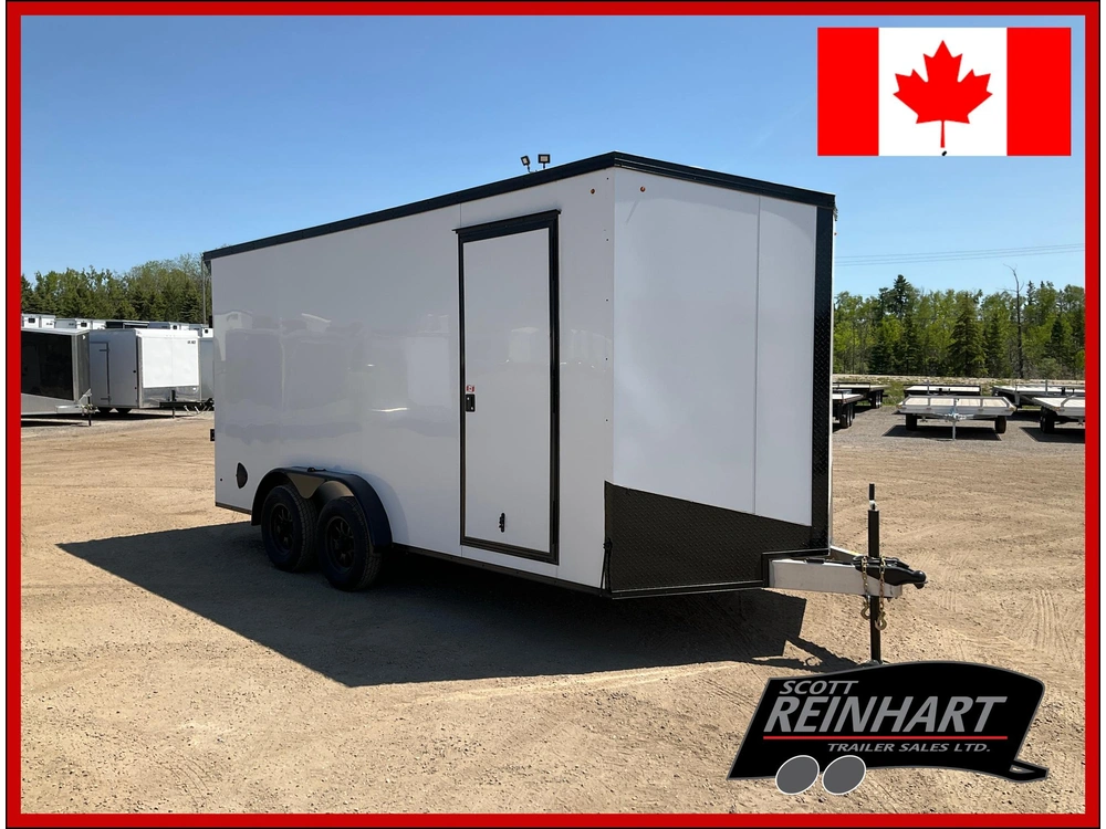 2026 Xcel Trailers 7.5x16 Plus V-nose Aluminum Cargo Trailer alt