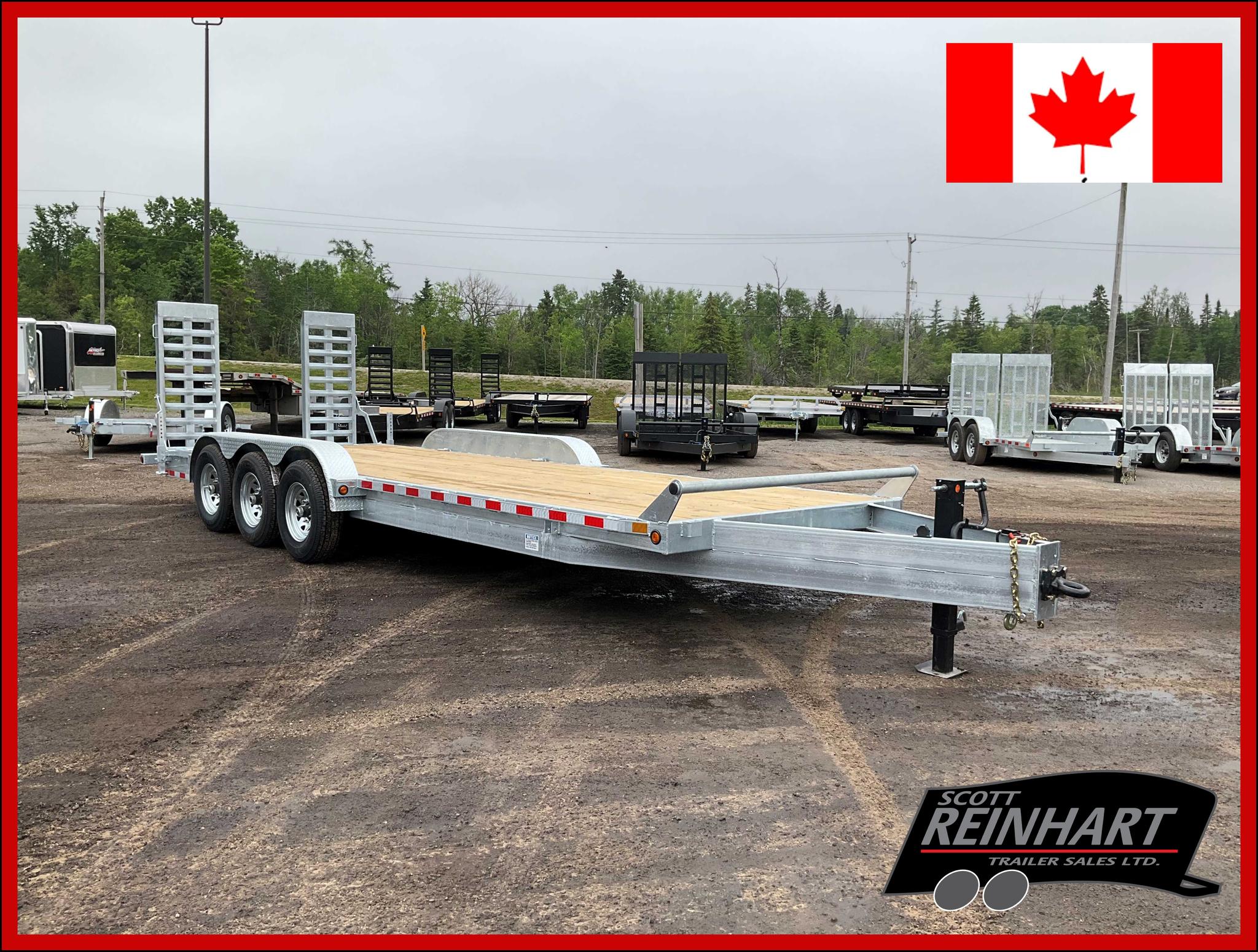 2026 Canada Trailers 82x24 10.5 Ton Galvanized Equipment Trailer