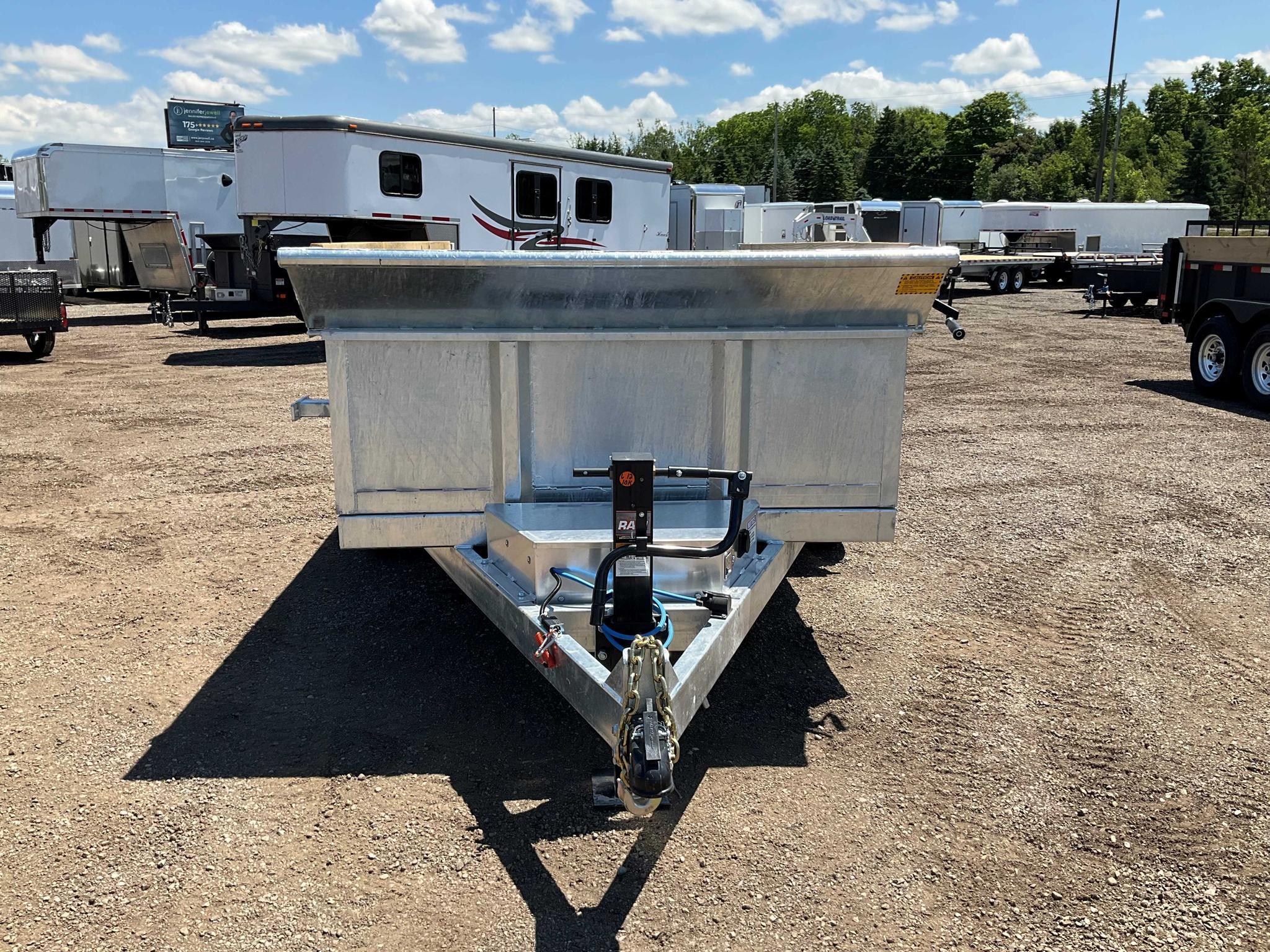 2026 Canada Trailers 6x12 5 Ton Galvanized Dump Trailer thumbnail 4