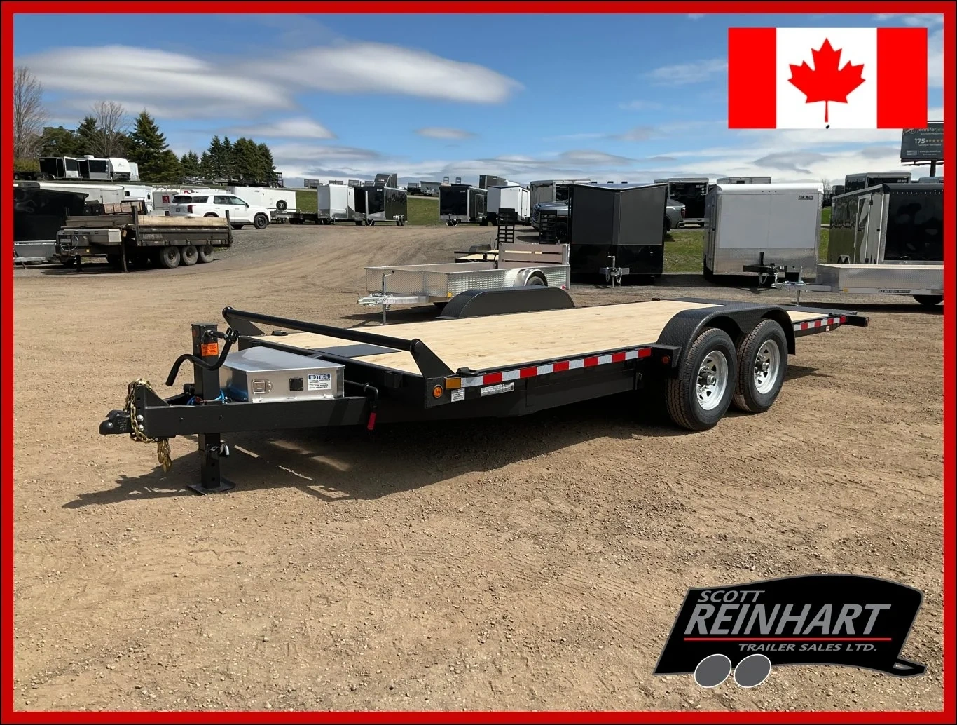 2026 Canada Trailers 80x20 7 Ton Hydraulic Tilt Trailer