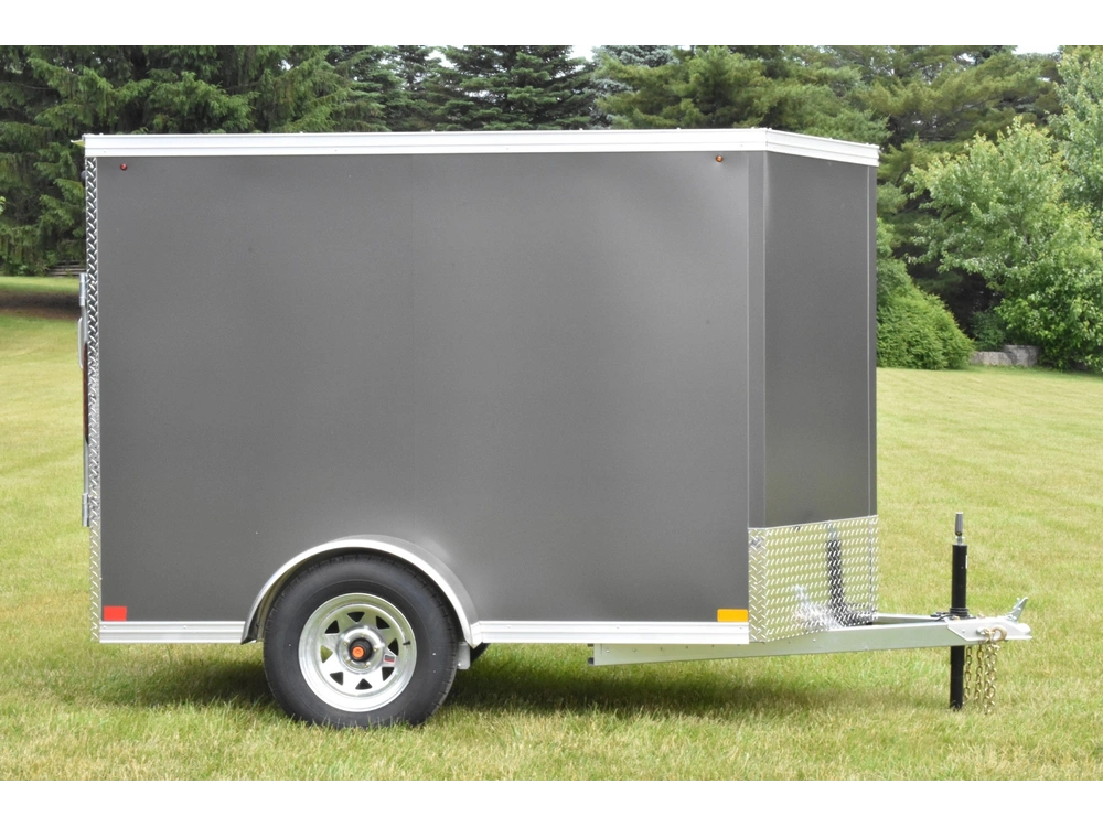 2026 Rhino Galvanized Enclosed 5' X 8' Sa Ramp alt