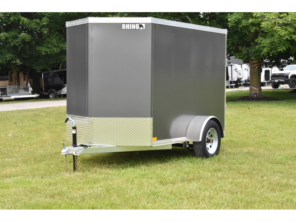 2026 Rhino Galvanized Enclosed 5' X 8' Sa Ramp alt