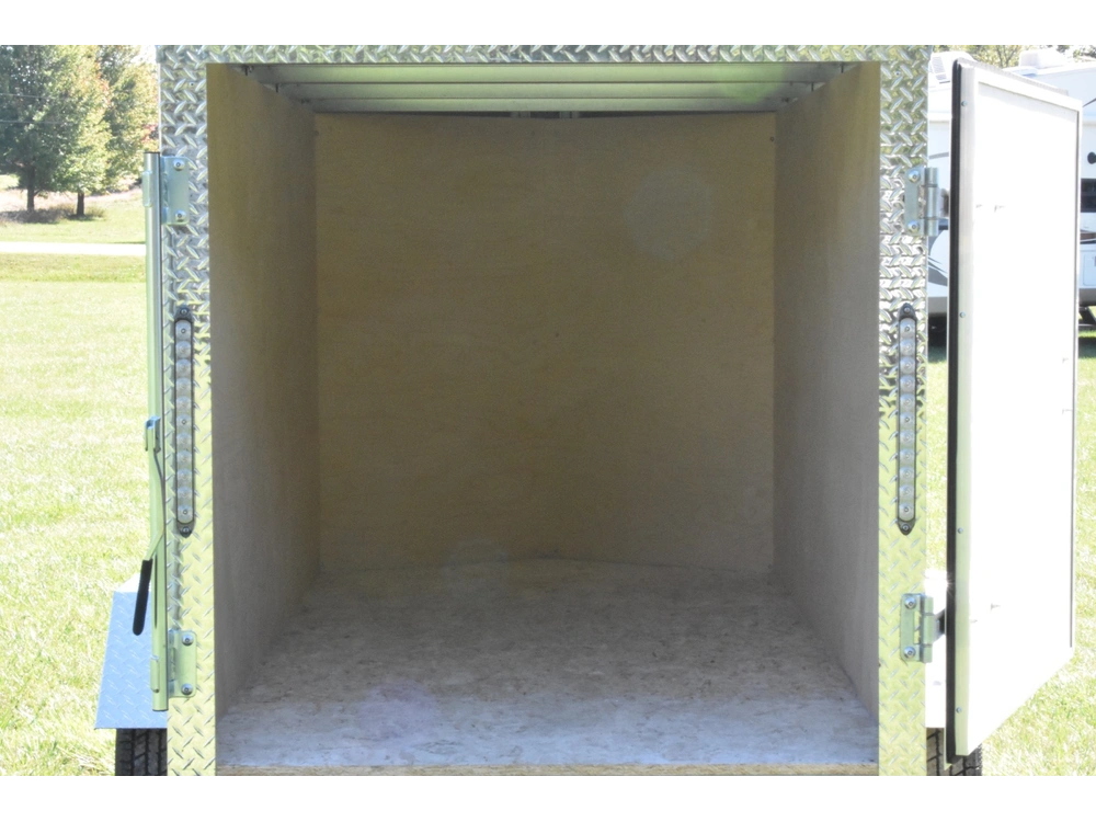 2026 Rhino Galvanized Enclosed 4' X 8' Sa alt