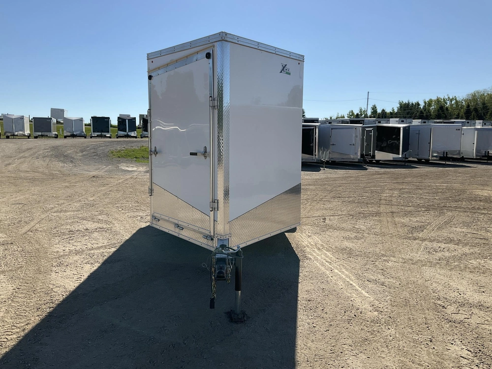 2026 Xcel Trailers 7x14 Plus V-nose Hd Aluminum Snowmobile Trailer alt
