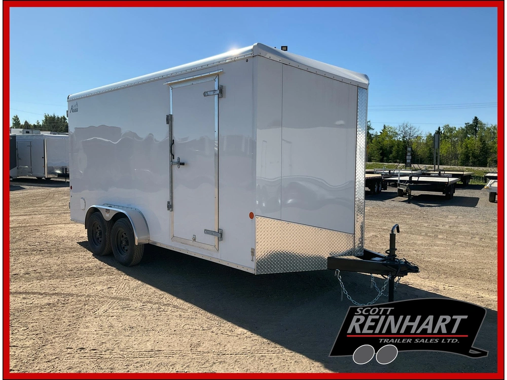 2026 Car Mate Trailers 7x16 Plus V-nose Avalanche Hd Cargo Trailer alt