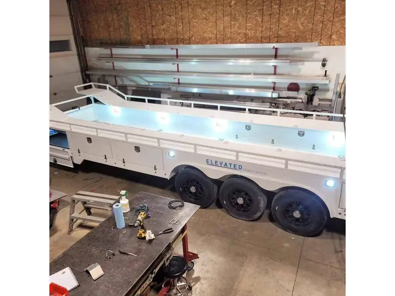 2025 Elevation FAB Tri Axel Race Trailer