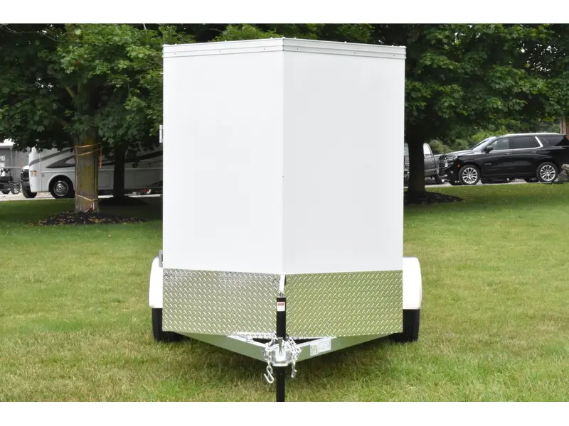 2026 Rhino Galvanized Enclosed 5' x 10' Single Axle w/ Ramp