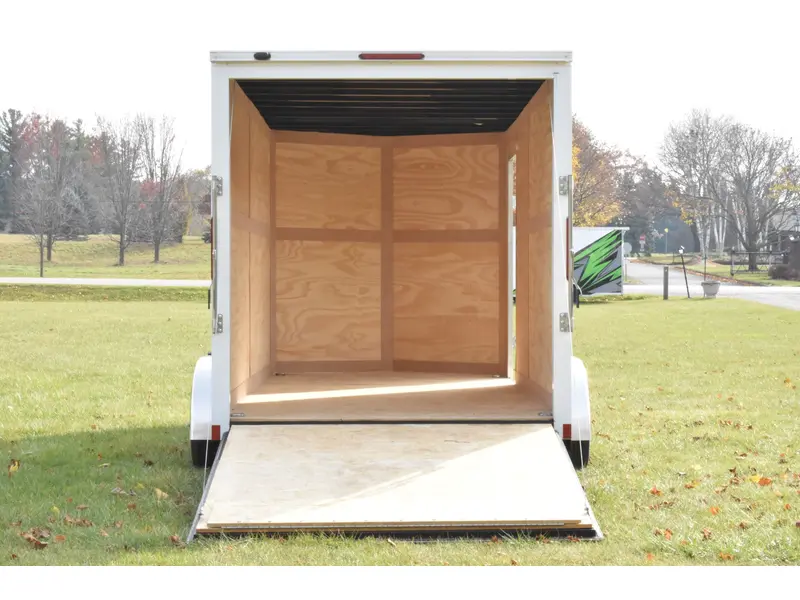 2026 Cross Painted Steel Enclosed (Beta) 7' x 16' Tandem Axle w/ Ramp