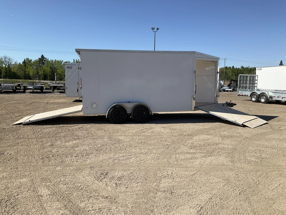 2026 Xcel Trailers 7x14 Plus V-nose Hd Aluminum Snowmobile Trailer alt