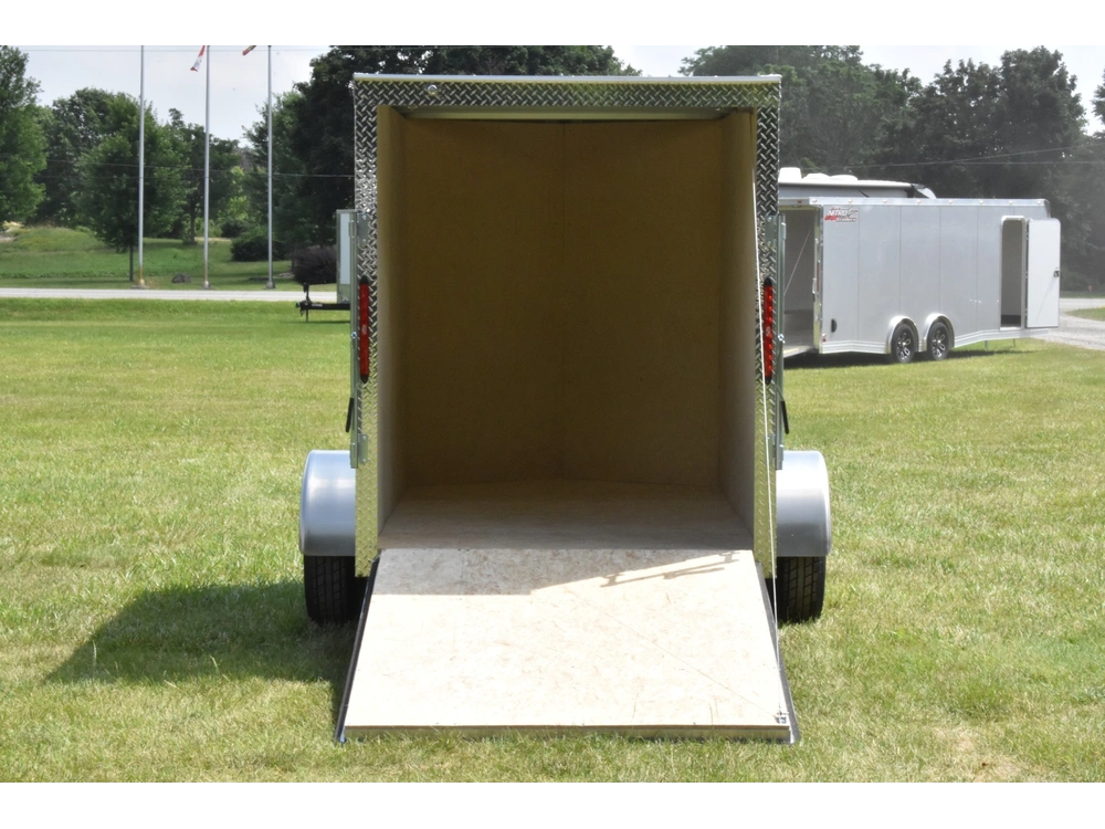 2026 Rhino Galvanized Enclosed 5' X 8' Sa Ramp alt