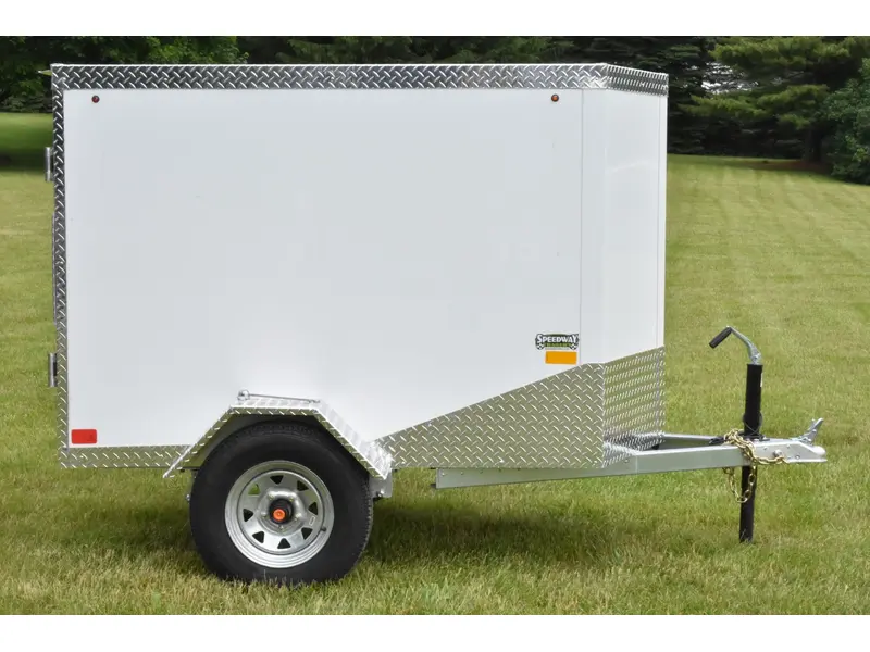2026 Rhino Galvanized Enclosed 4' x 6' Single Axle