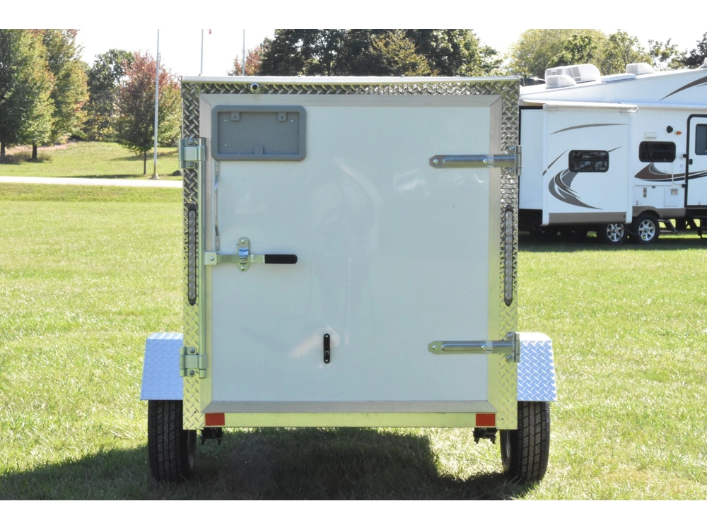 2026 Rhino Galvanized Enclosed 4' X 8' Sa alt