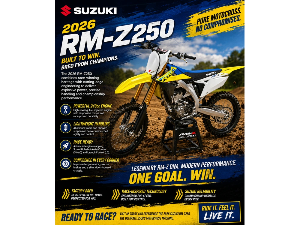 2026 Suzuki Rmz250 alt