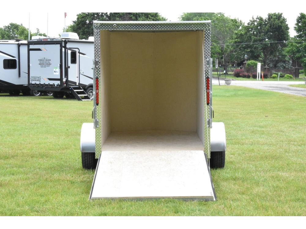 2026 Rhino Galvanized Enclosed 5' X 8' Sa Ramp alt