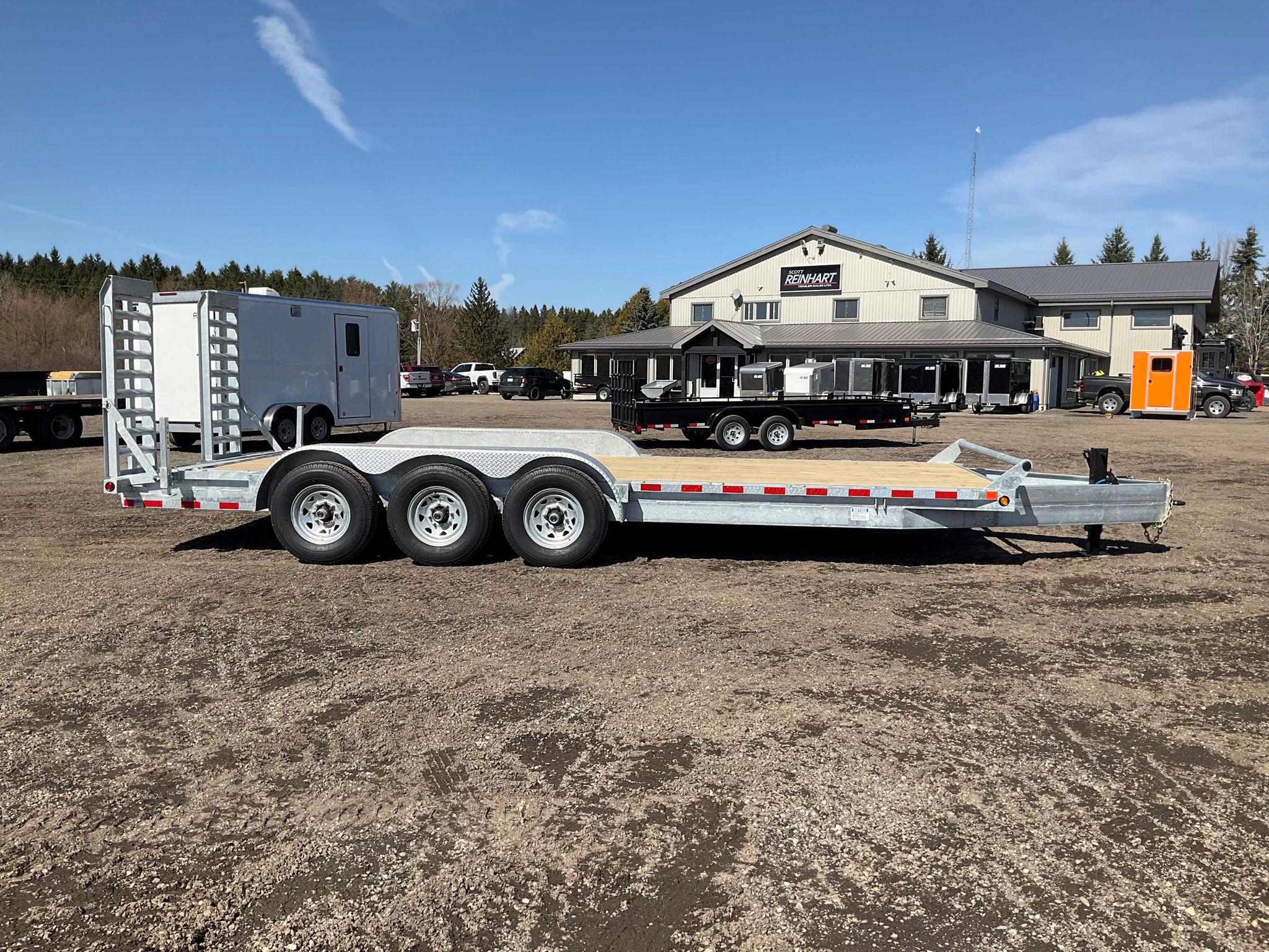 2026 Canada Trailers 82x22 10.5 Ton Galvanized Equipment Trailer thumbnail 2