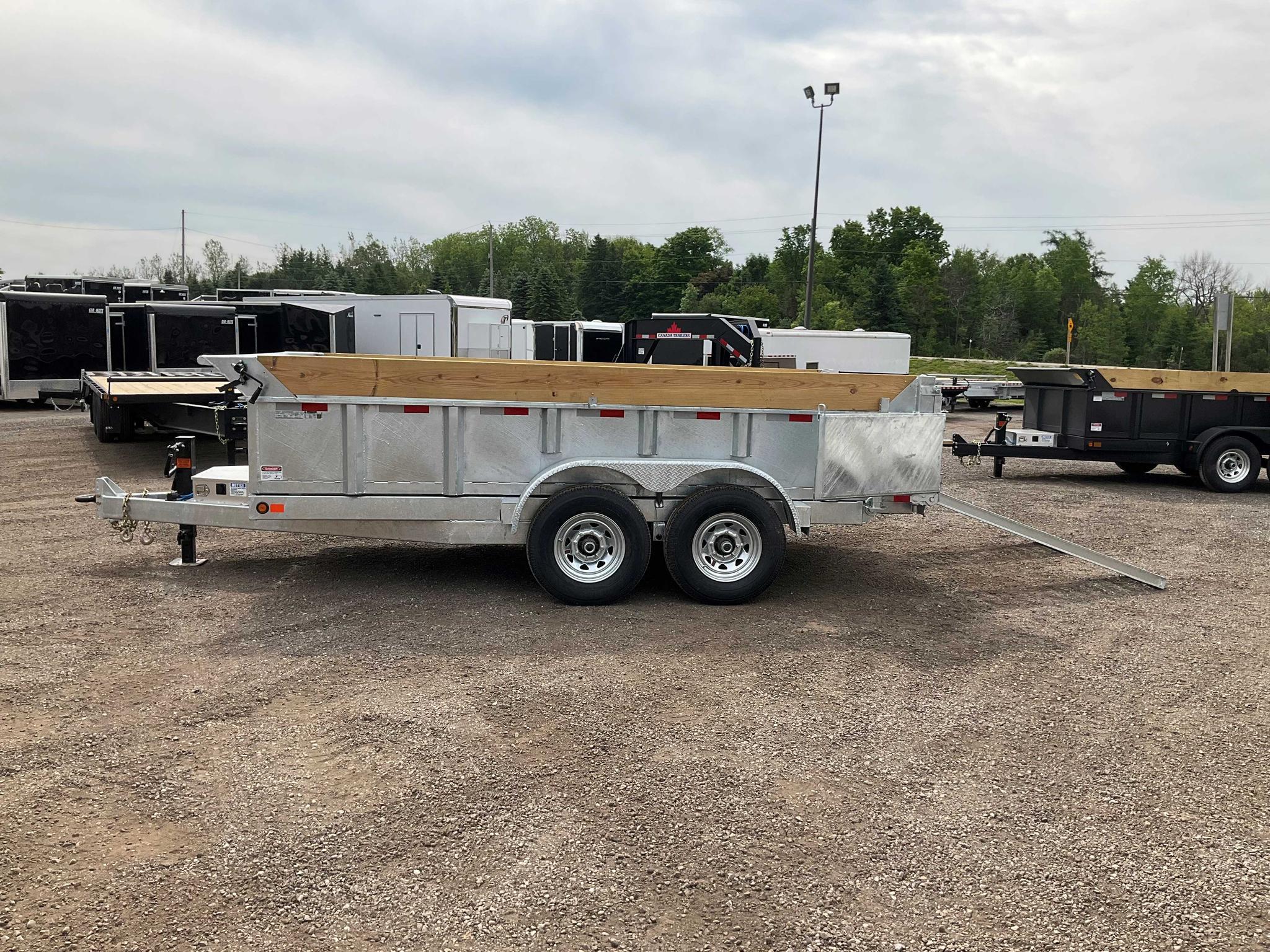 2026 Canada Trailers 83x14 7 Ton Galvanized Dump Trailer thumbnail 12