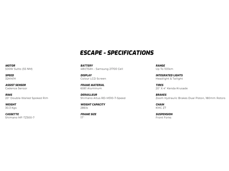 2025 TAUBIK ESCAPE