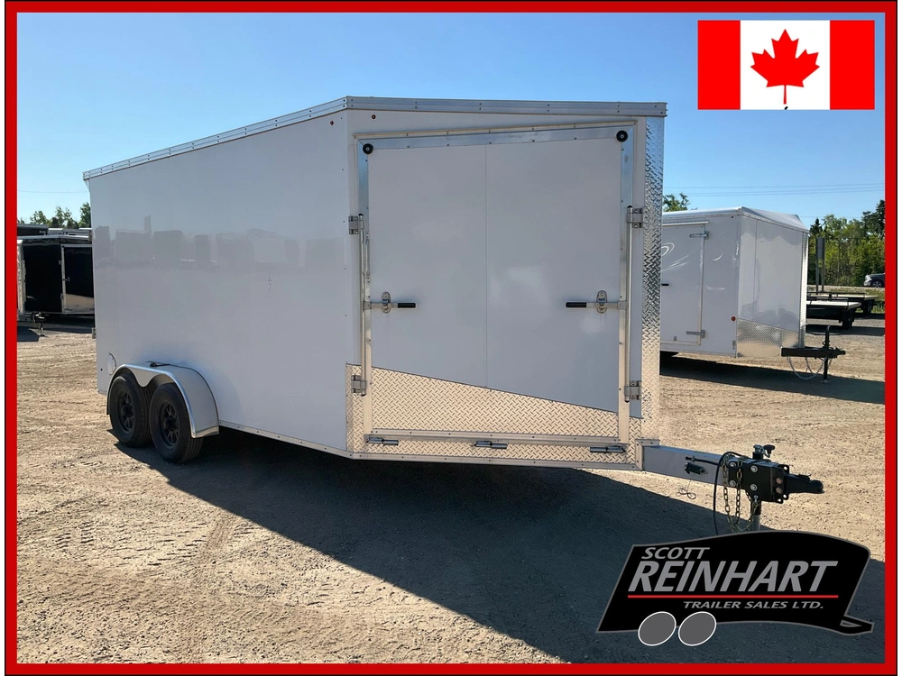 2026 Xcel Trailers 7x14 Plus V-nose Hd Aluminum Snowmobile Trailer alt