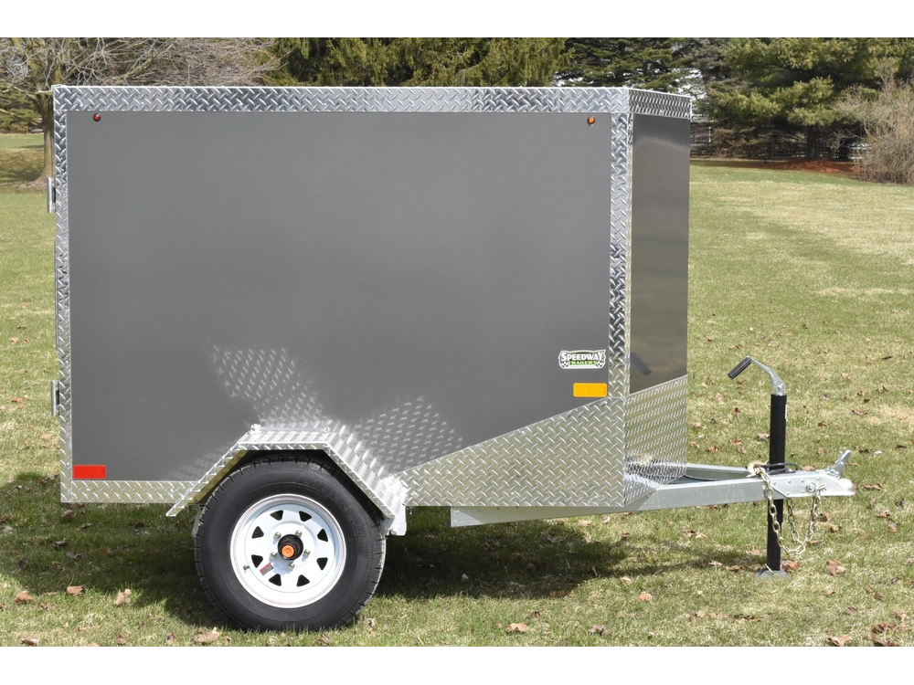 2026 Rhino Galvanized Enclosed 4' X 6' Sa alt