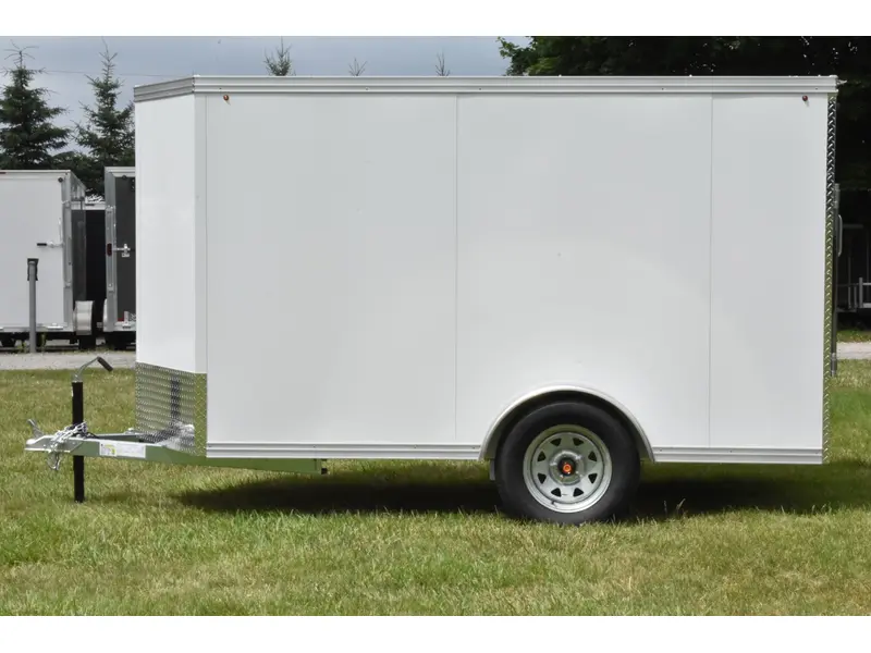 2026 Rhino Galvanized Enclosed 5' x 10' Single Axle w/ Ramp