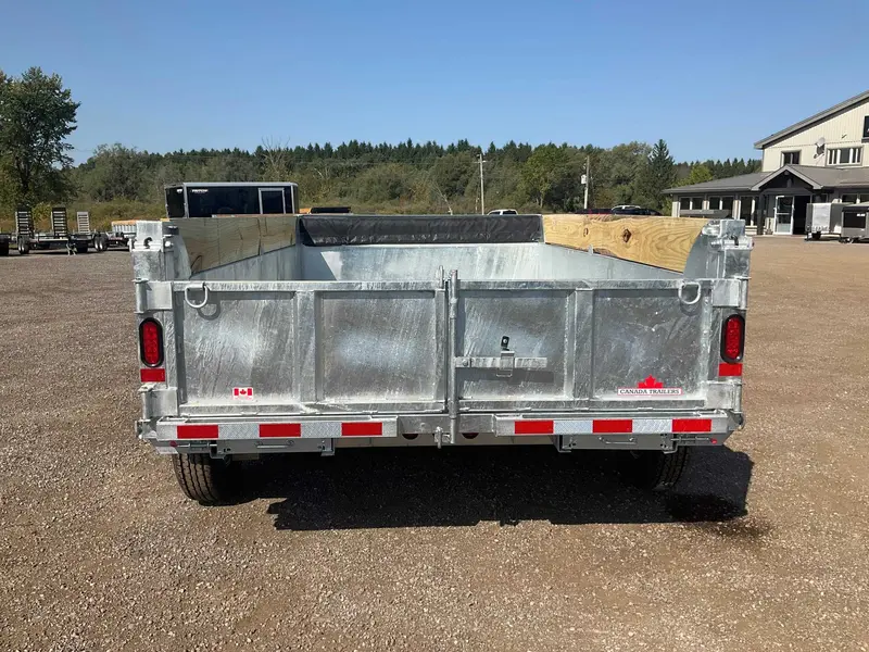 2026 Canada Trailers 83x12 7 Ton Galvanized Dump Trailer