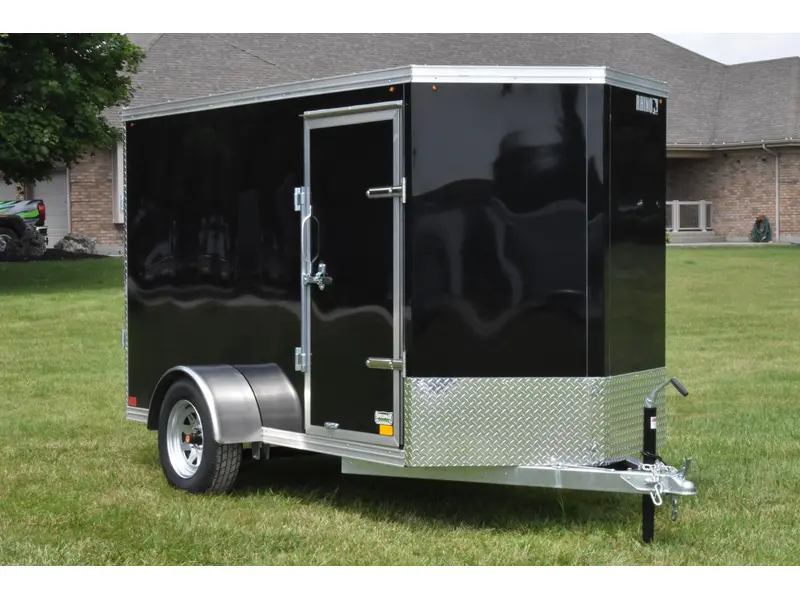 2026 Rhino Galvanized Enclosed 5' x 10' Single Axle w/ Ramp