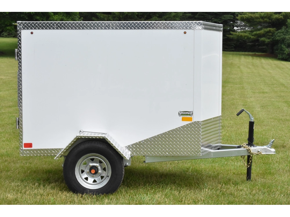 2026 Rhino Galvanized Enclosed 4' X 6' Single Axle alt