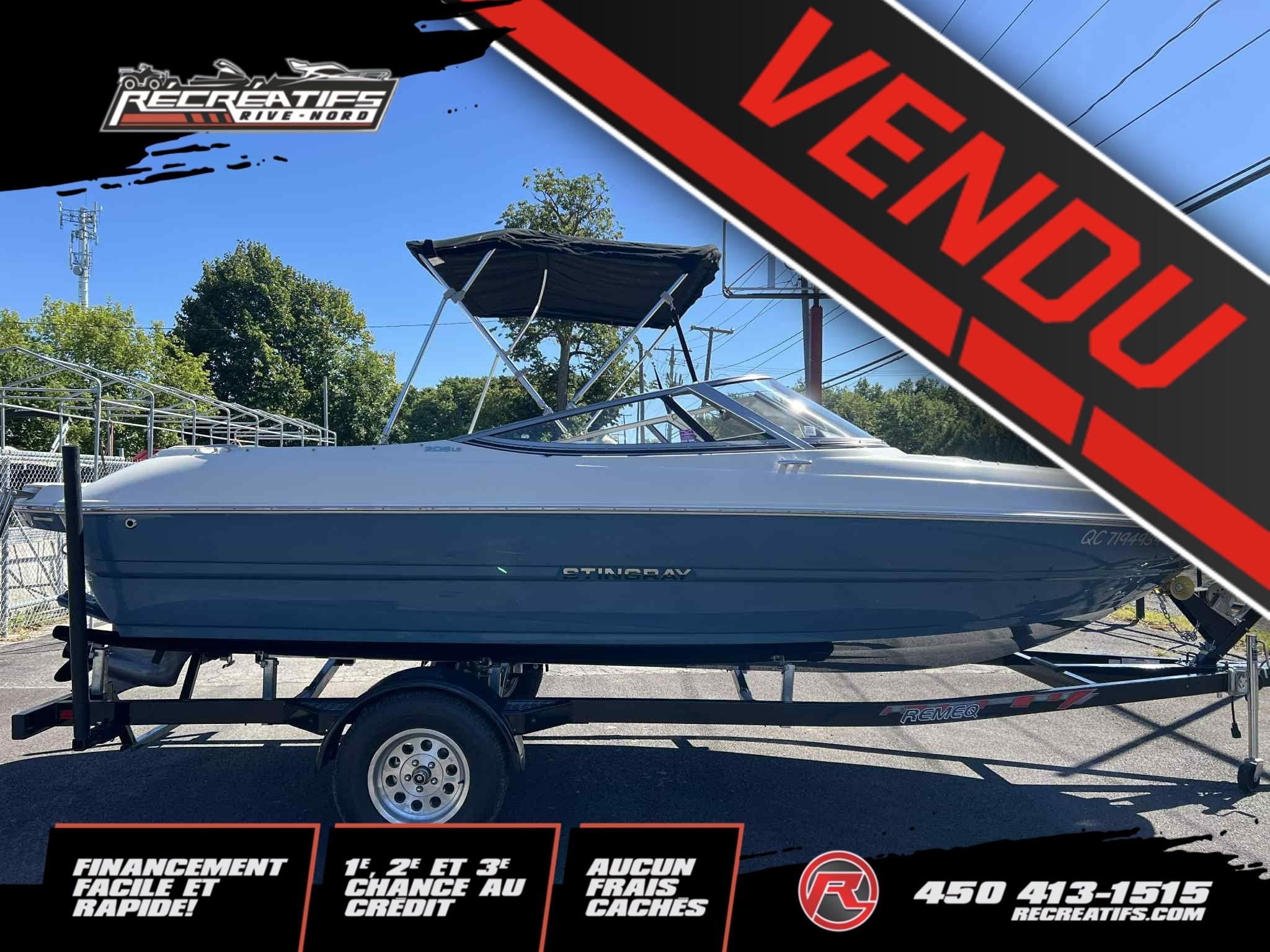 2020 Stingray 208 LR **SEULEMENT 67 HEURES!!**