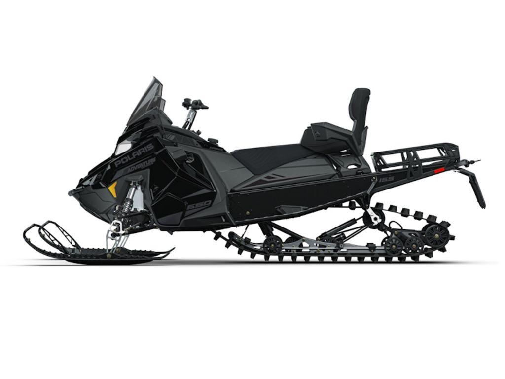 2027 Polaris 650 Voyageur Adventure Ultimate 155 1.6" Gloss Black thumbnail 4