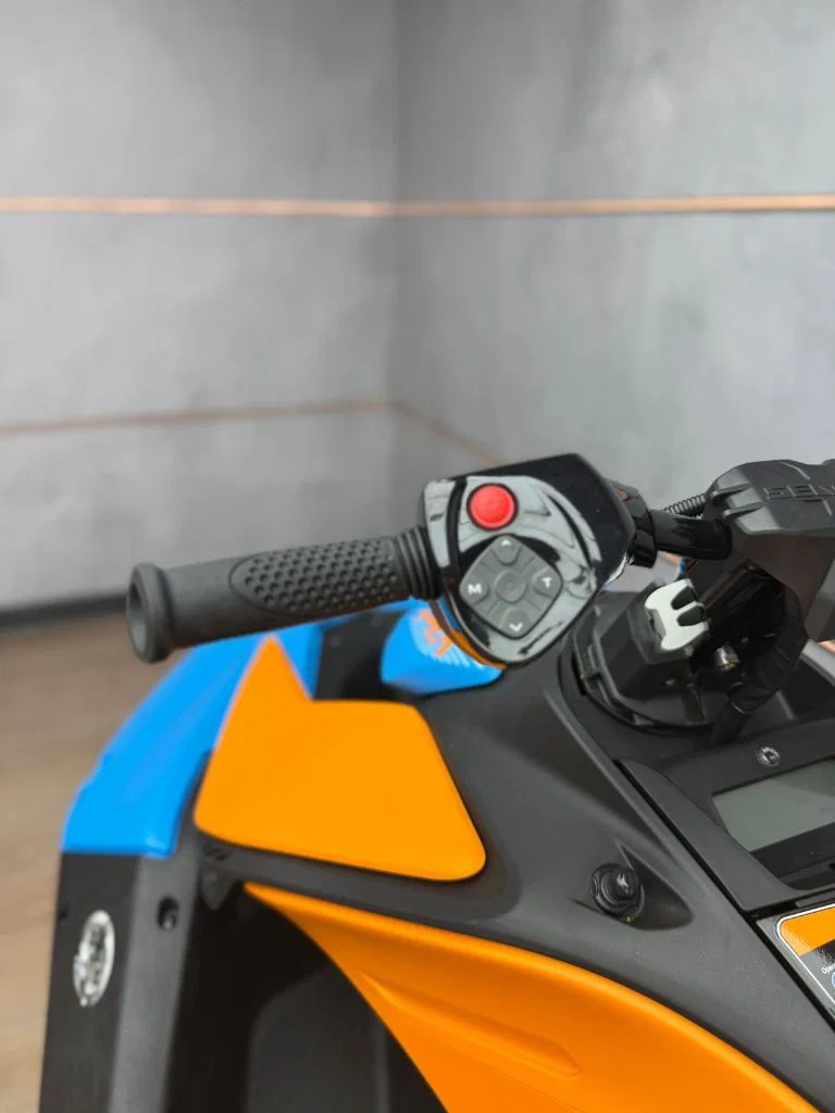 2026 Sea-Doo SPARK TRIXX 3UP IBR "Gulfstream Blue / Orange Crush (Sound System)"