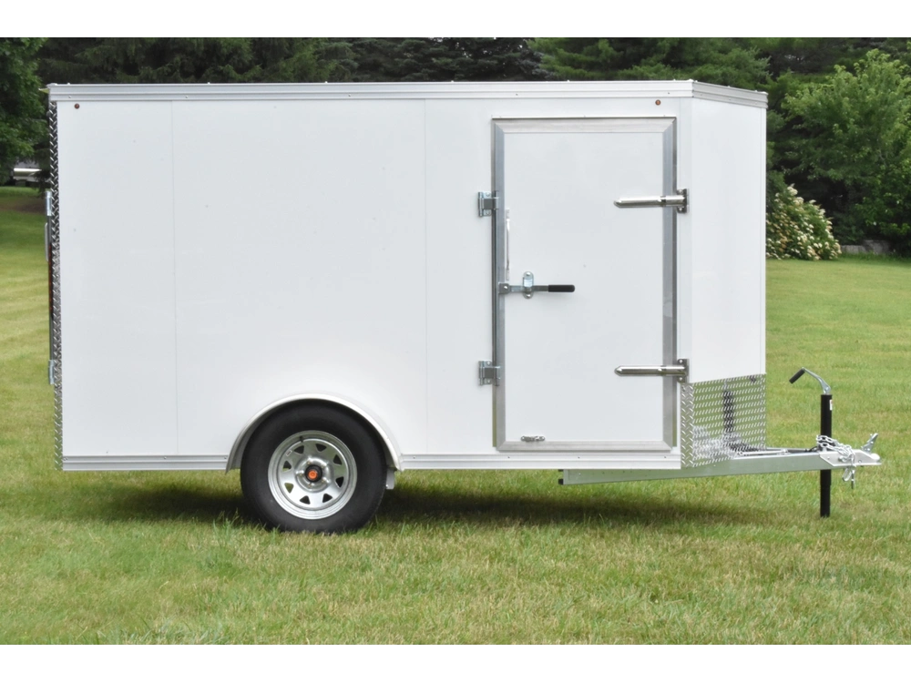 2026 Rhino Galvanized Enclosed 5' X 10' Single Axle W/ Ramp alt