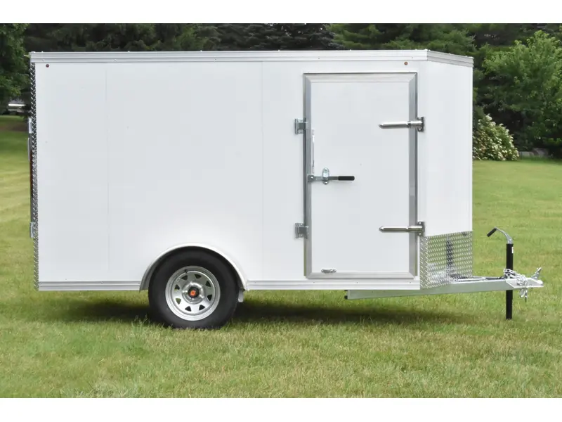 2026 Rhino Galvanized Enclosed 5' x 10' Single Axle w/ Ramp