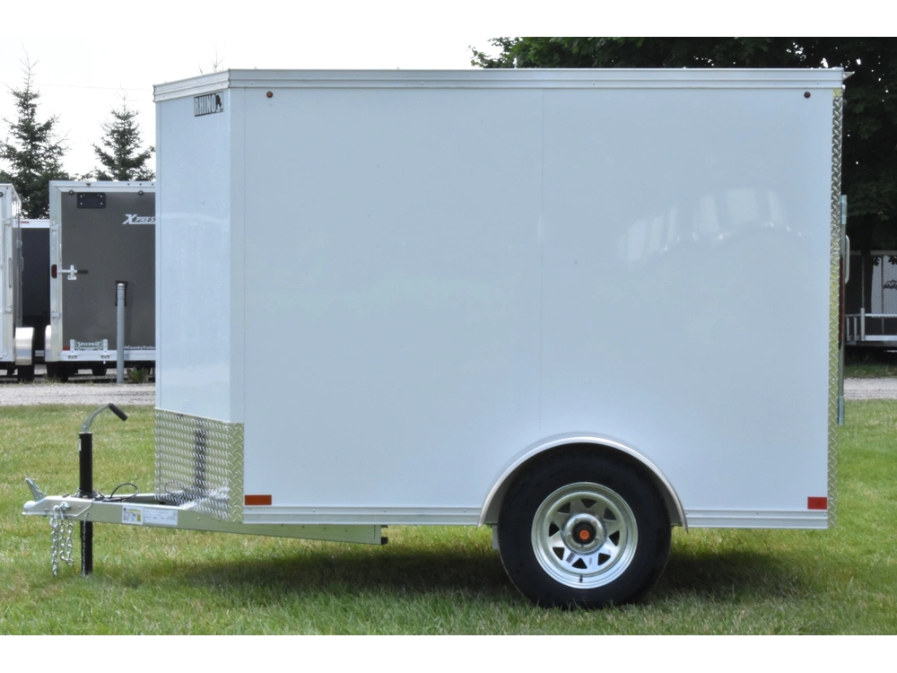 2026 Rhino Galvanized Enclosed 5' X 8' Sa Ramp alt