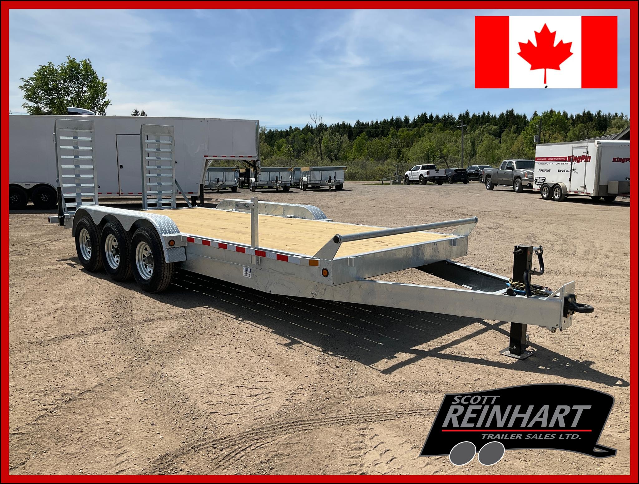 2026 Canada Trailers 82x20 10.5 Ton Galvanized Equipment