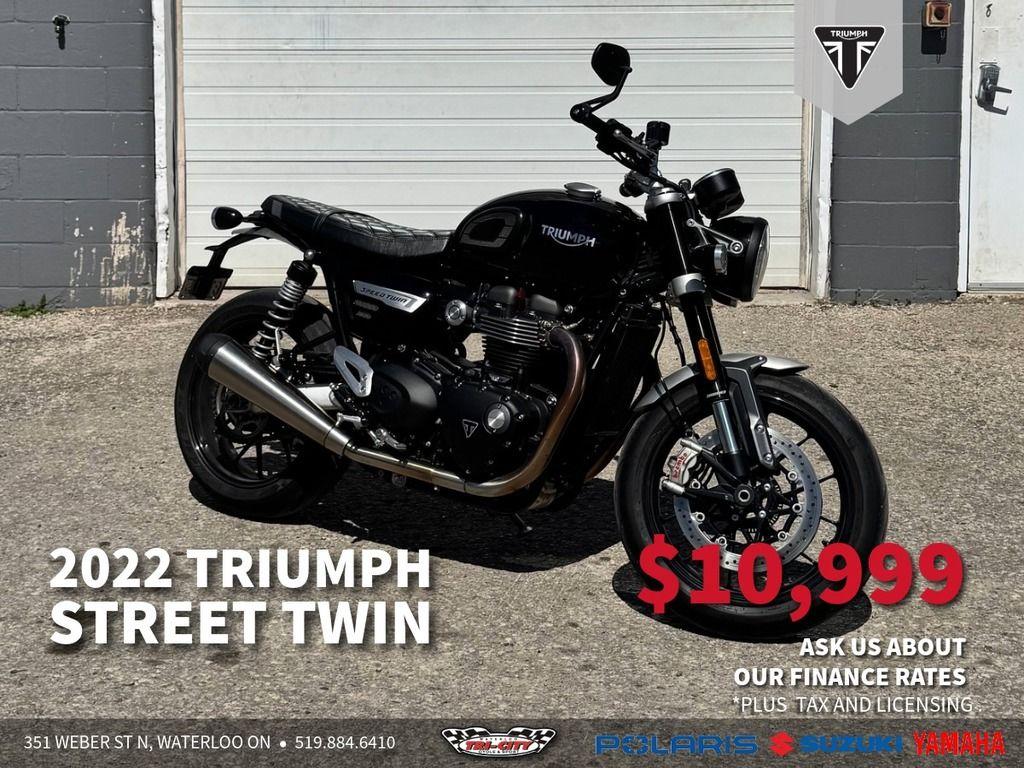 2022 Triumph Speed Twin Jet Black