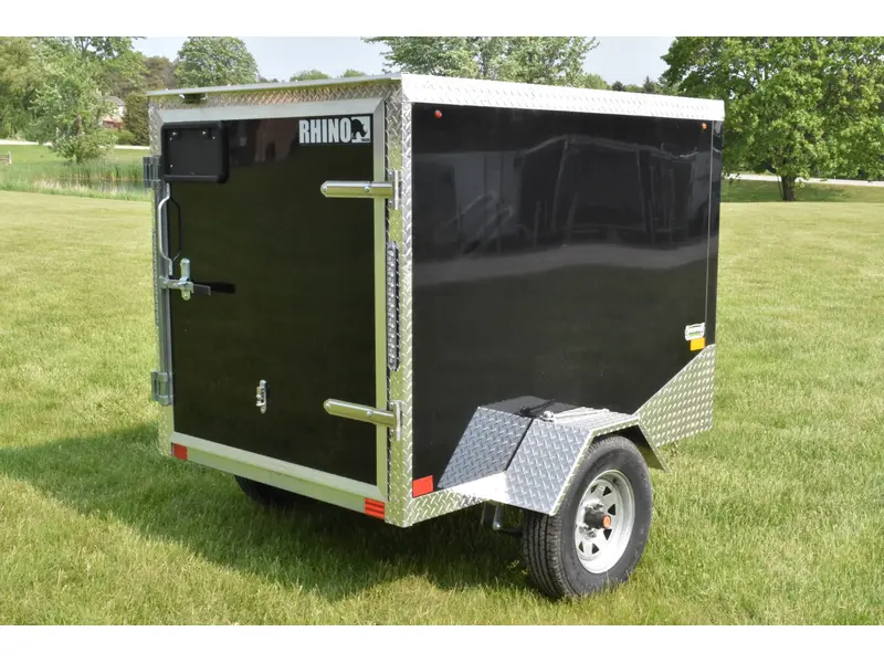 2026 Rhino Galvanized Enclosed 4' x 6' SA