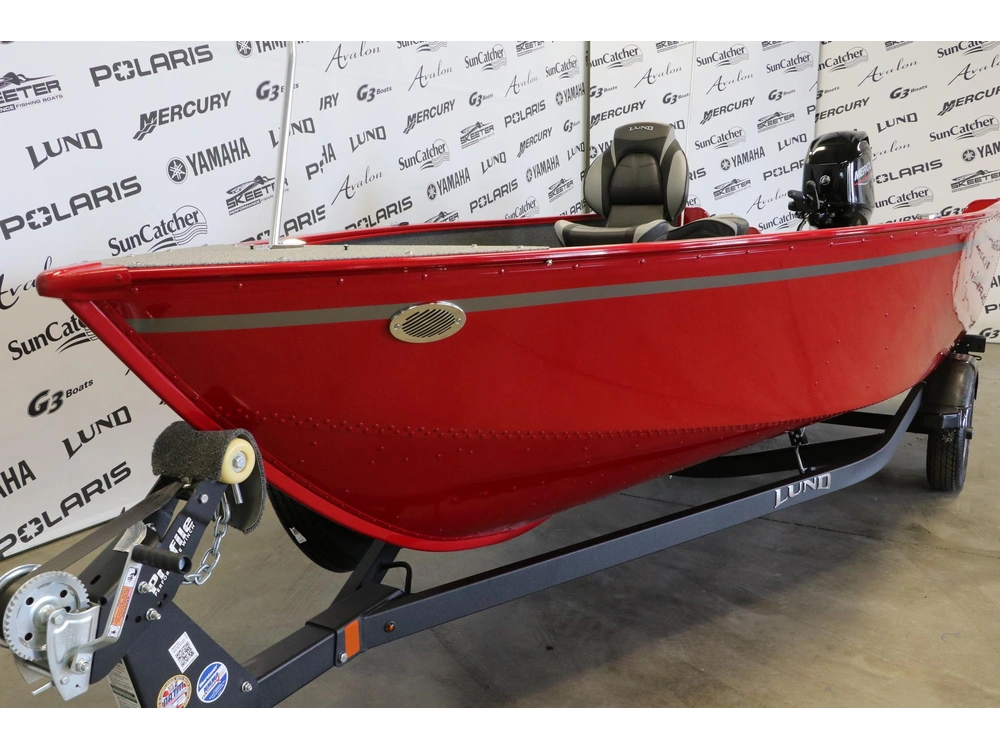 2026 Lund 1650 Angler Tiller + Mercury 50elhpt alt