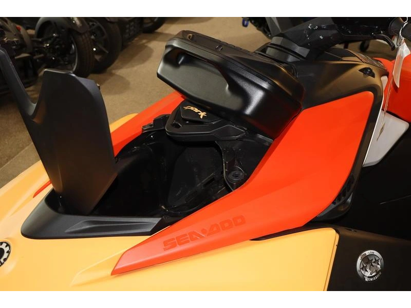 2026 Sea-doo Spark Convenience Package 900 3up Ibr "sunrise Orange / Dragon Red (sound System)" alt