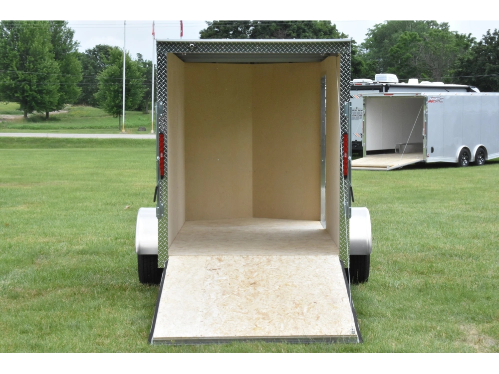 2025 Rhino Galvanized Enclosed 5' X 10' Sa Ramp alt