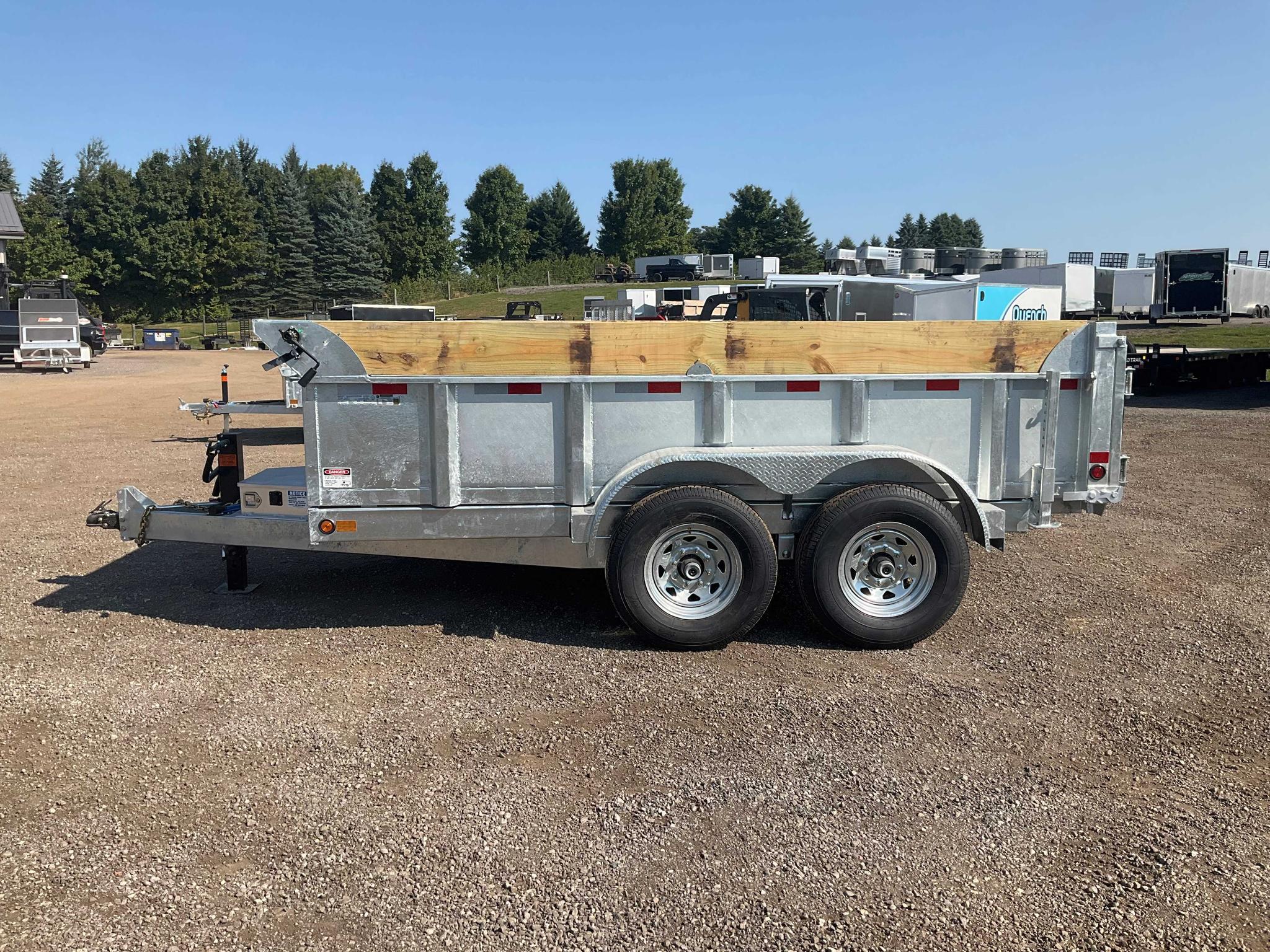 2026 Canada Trailers 83x12 7 Ton Galvanized Dump Trailer thumbnail 2