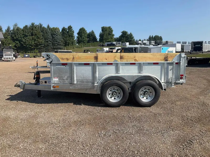 2026 Canada Trailers 83x12 7 Ton Galvanized Dump Trailer