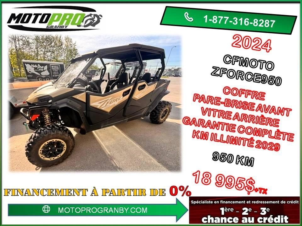 Cfmoto Zforce 950 Sport Zforce950 1000 Sport Gen2 4 Places 2024 alt