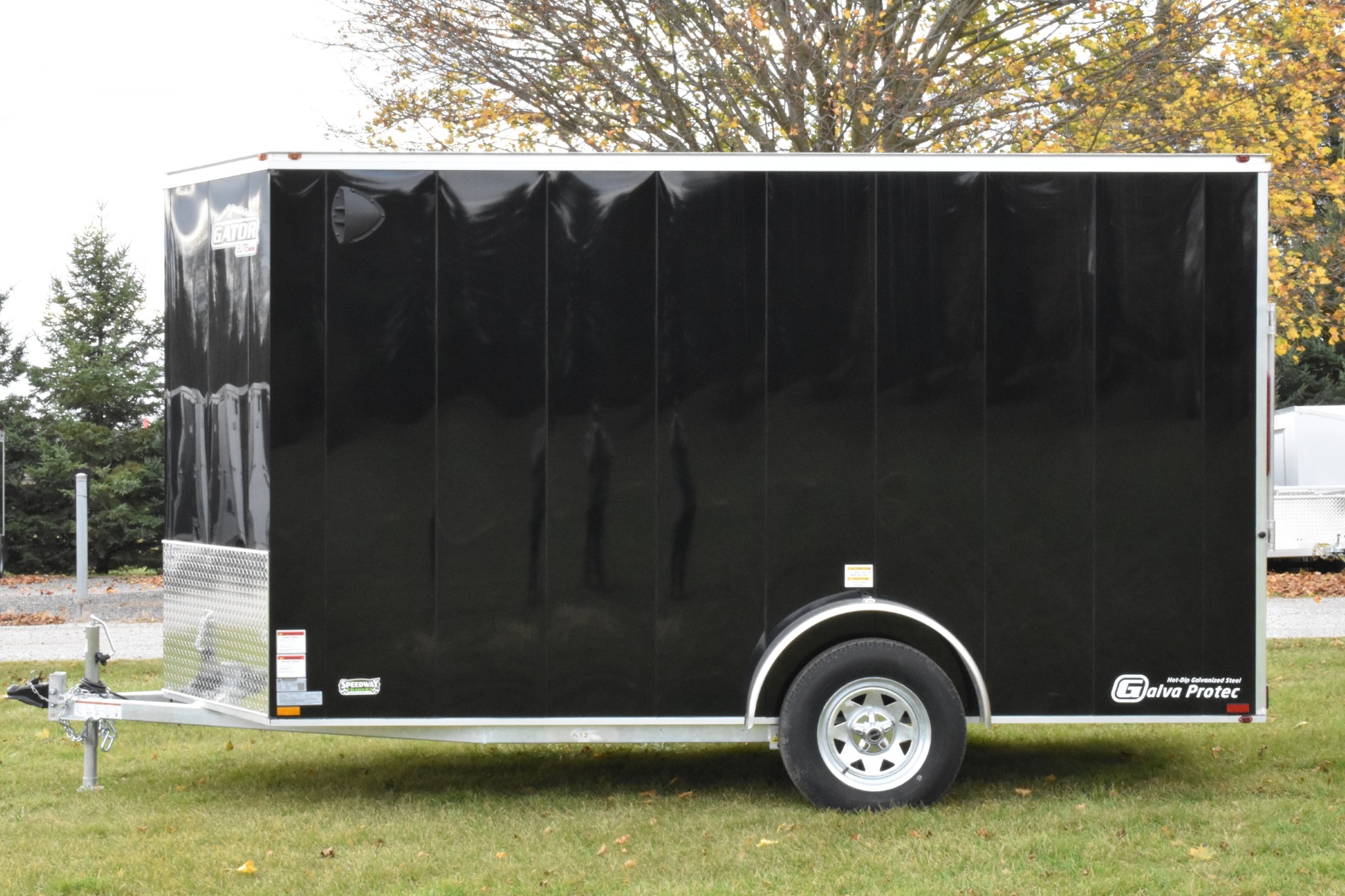 2026 Gator Galvanized Enclosed 6' x 12' Single Axle w/ Ramp thumbnail 2