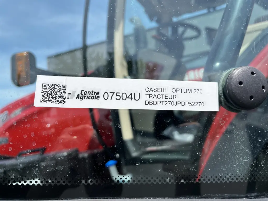 2023 Case IH Optum 270CVX