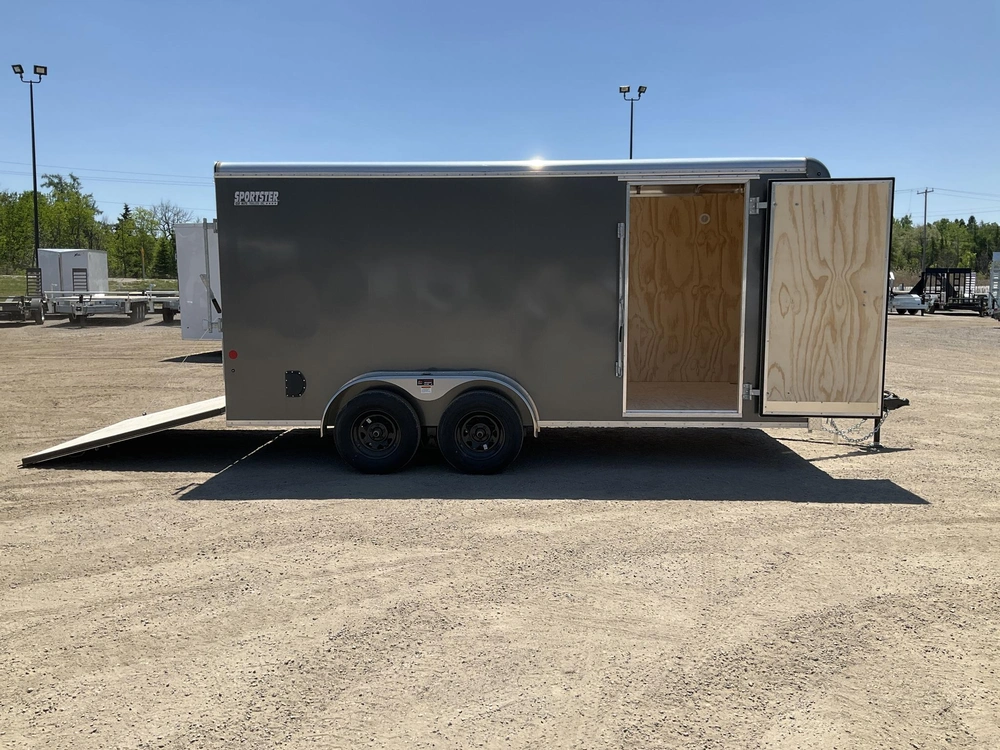2026 Car Mate Trailers 7x16 Hd Sportster Cargo Trailer alt