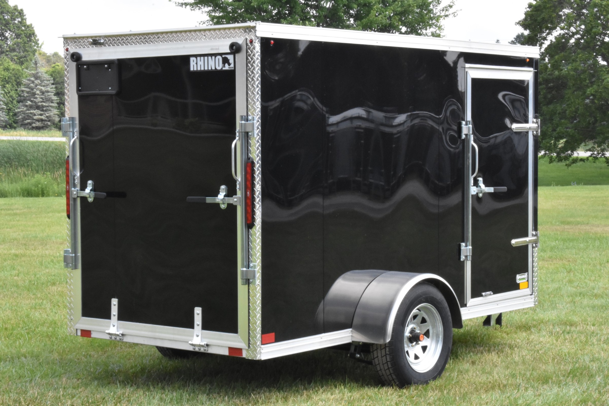 2026 Other Galvanized Enclosed 5' x 10' Single Axle w/ Ramp thumbnail 7