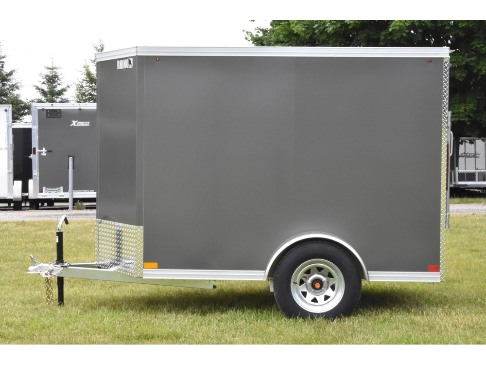 2026 Rhino Galvanized Enclosed 5' X 8' Sa Ramp alt