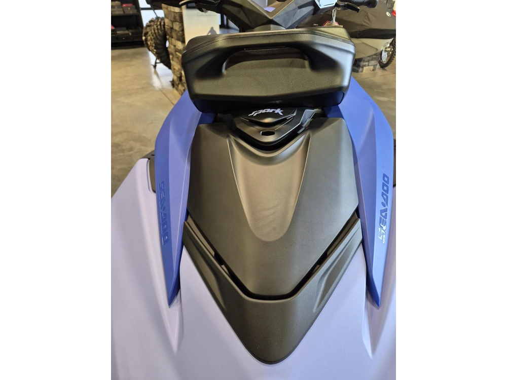 2026 Sea-doo Spark Convenience Package 900 3up Ibr "dazzling Blue / Vapor Blue (sound System)" alt
