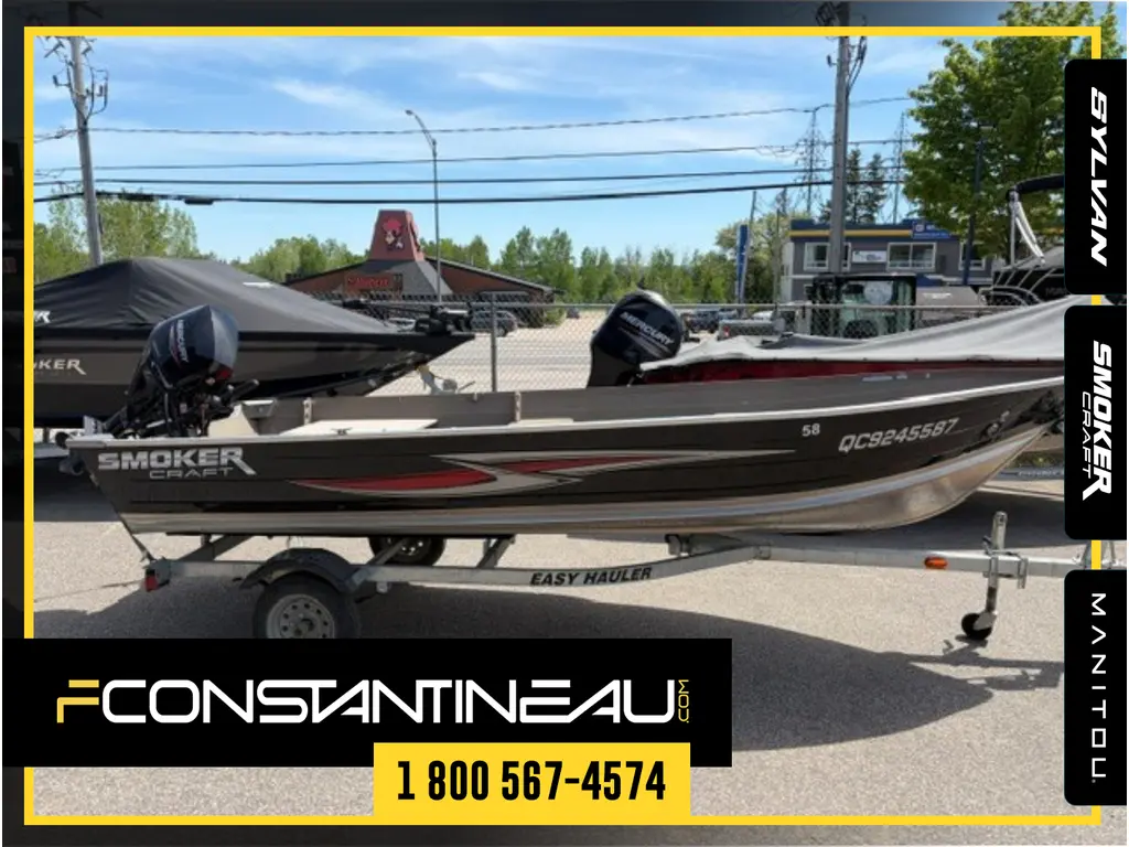 2023 Smokercraft Voyager 16TL + Mercury 25HP